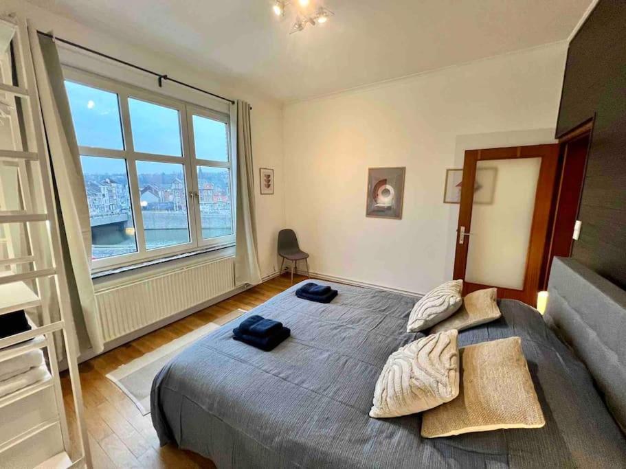 Bellevue - Grand Appartement Pour 5 Sur Les Quais De La Meuse Luik Buitenkant foto