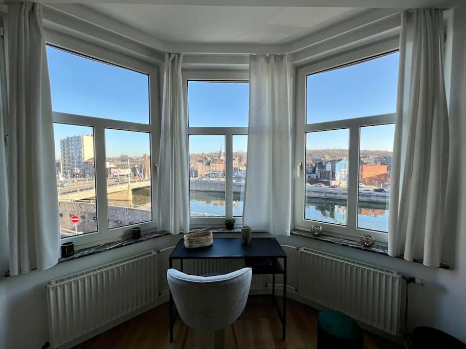 Bellevue - Grand Appartement Pour 5 Sur Les Quais De La Meuse Luik Buitenkant foto